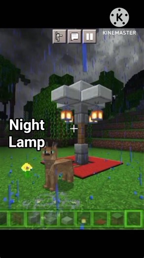 Minecraft night lamp 🪔