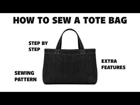 How to sew a tote bag | Tote bag tutorial DIY step by step
