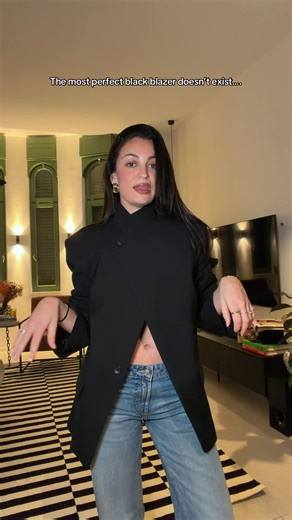 ‏The most perfect #asos blazer ever made 🖤🥹 #haul #shopping