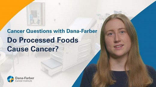 2.3K views · 24 reactions | Do processed foods cause cancer? Christina Conte, RDN, LDN, nutritionist at Dana-Farber Cancer Institute, addresses this common concern by exploring the impact of foods with added sugars, sodium, and artificial ingredients on cancer risk, stressing the importance of maintaining a balanced diet. | Dana-Farber Cancer Institute | Facebook