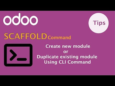 Odoo SCAFFOLD CLI Command [Create Quick Custom Module In Odoo]