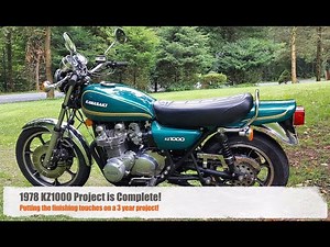1978 Kawasaki KZ1000 Project Complete - 3 Year Restoration!