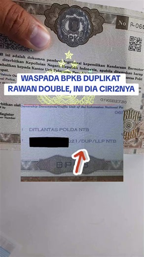 Waspada BPKB Duplikat: Ciri-Ciri dan Tips Penting
