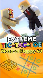Minecraft Extreme TICTACTOE Minigame vs MOZOYOLO #minecraft #minecraftshorts