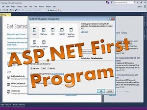 ASP.NET First Program Example: Hello World/Beginners Introduction to ASP.NET/First C# Program