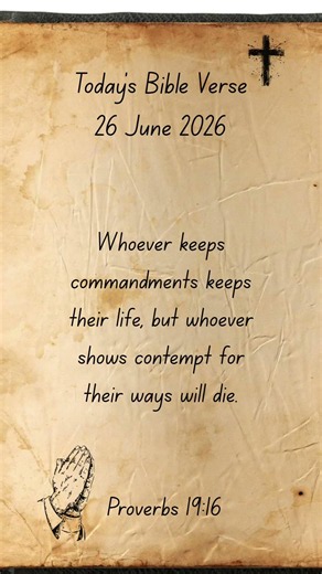 Today’s Bible Verse Proverbs 19:16 (NIV) #bible #bibleverse