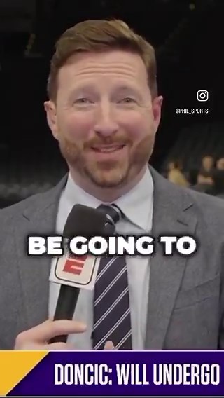 Last night: “I just left the Lakers locker room where I saw a very quiet and somber Luka Dončić by himself in the corner of the locker put a brace or a sleeve on that left hamstring of his and then kinda limp out the locker to the team bus” - @mcten on Phil Sports IG.