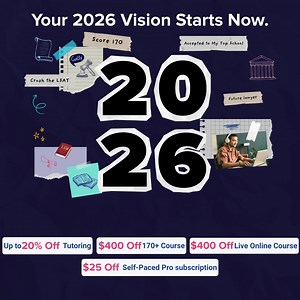 If law school is part of your 2026 vision 🎓✨, this is your moment to act. The New Year is your chance to save on LSAT prep designed to help you stay focused 📚, improve faster 🚀, and feel confident heading into test day 💪. Choose the prep that fits your goals and start the year with momentum on your side 🔥 | Blueprint LSAT Preparation
