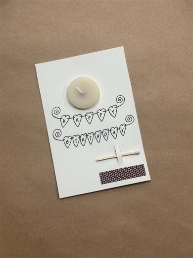 Birthday Card: "a Little Wish" | Custom Orders Available - Etsy