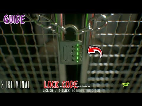 Subliminal to the Maintenance | Lock Code Puzzle | Red and Green water pipe | L Click
