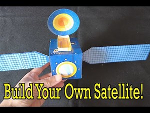 DIY Paper Satellite Model | Easy Space Craft & STEM Projects 🚀📡