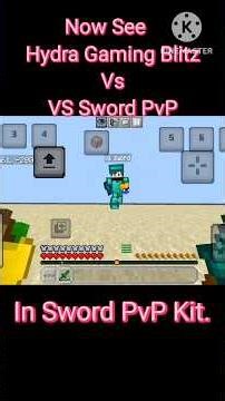 Hydra Gaming Blitz 🆚 @VS_sword in Minecraft PE Java Combat System PvP.#minecraft .