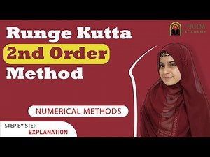 Numerical Methods || Runge Kutta method (2nd order) || Huda Academy || BCA