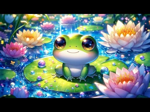 BABY SLEEP MUSIC🎶RELAXING FROGGIES 🐸🐸🐸MÚSICA PARA DORMIR BEBÉS ✨️ RANITAS RANITAS RELAJANTES🐸🐸🐸