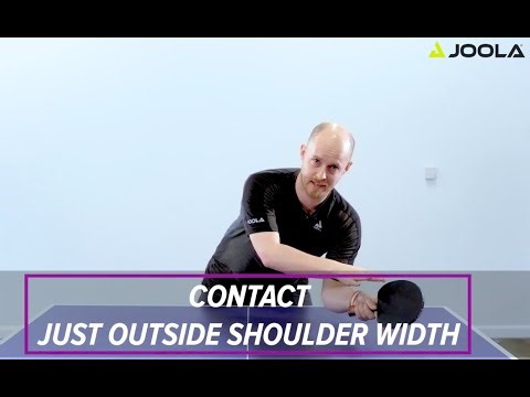 Learn the Basic Forehand Backspin Push for Table Tennis Beginners | JOOLA Basics
