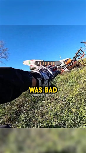 Biker Falls Intro The Pit !😱