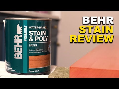 BEHR Stain & Poly Review | Does this stuff actually work?