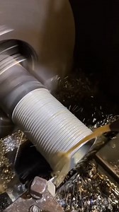 Steel pipe connector machining process by cnc lathe #cnc #machining #metal | CNC Machine