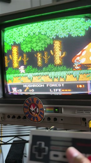 Can you name this NES classic video game? 🤔 #nintendo #retrogaming #guessthegame #90s