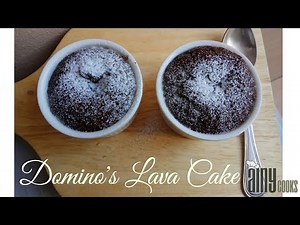 Domino's Lava Cake _ Egg less Molten Lava Cake _ AinyCooks