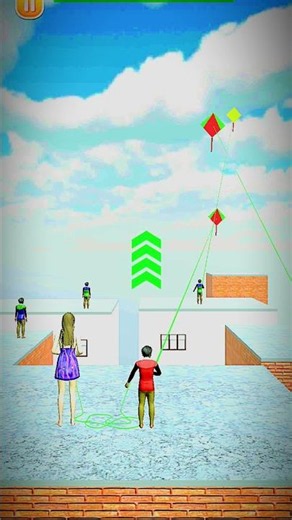 🪁 Kite Flying Challenge Game 🔥 Amazing Kite Festival #shorts