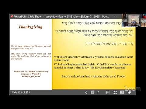 Sim Shalom- Online Jewish Worship for the World