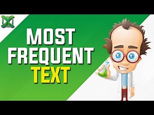 Most frequent text (dominant) | Excel Tips #46