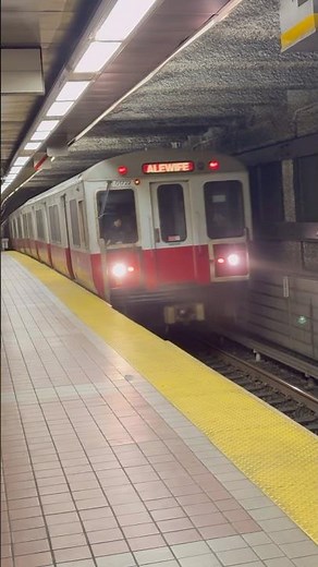 MBTA Red Line Approaching South Station