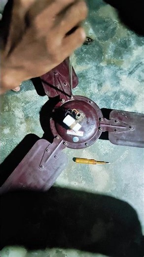 Room me ceiling fan fitting ka complete process 🔧⚡ #shorts