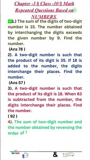🔥Most Important Word Problems - Linear Equations | Class 10 Math Chapter 3 | 2025 Board Exam