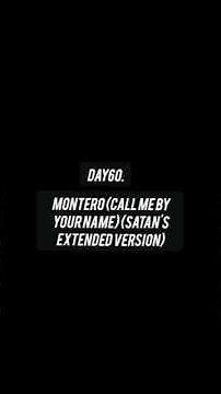 MONTERO (Call Me By Your Name) [Satan’s Extended Version] 🔥😈 | Slowed | DARK VARB Day60 #darkvibes
