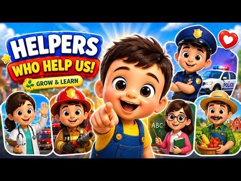 Community Helpers for Kids 👩‍⚕️ | Learn Jobs & People Who Help Us|Life car ai