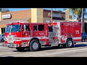 LAFD Engine 75 Responding