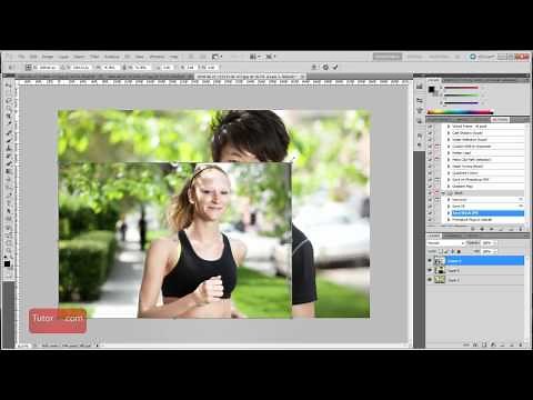 Photoshop Tutorial - How to Resize a Layer [60 Seconds]