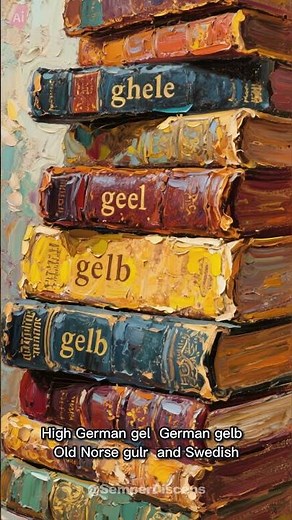 Yellow Word Origin #wordorigins #educational #history #learnanewwordtoday #learning #facts