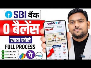 SBI Account Opening Online | SBI Zero Balance Account Opening Online | Yono Sbi Account Opening