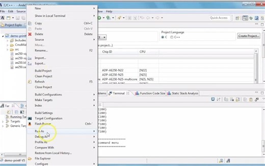 AndeSight Startup教程