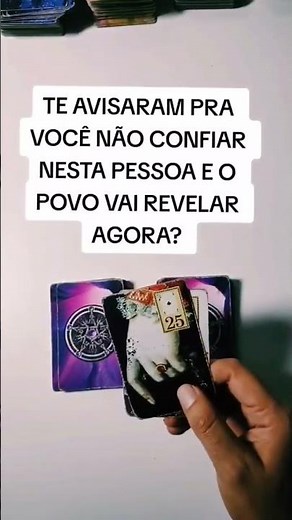 TE AVISARAM PRA VC NÃO CONFIAR Nesta PESSOA. POVO CIGANO REVELA QUEM! #tarotdoamor #tarothoje