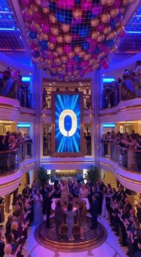 Epic New Year Countdown on a Luxury Cruise 🚢🎆 #newyearcelebration #countdown #epic