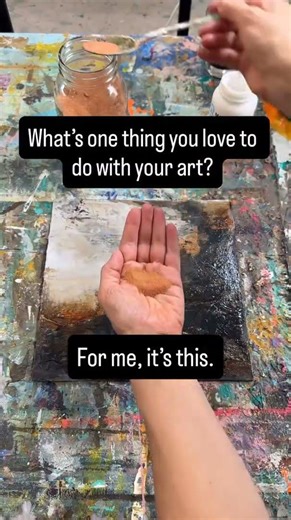 I Add Desert Sand to My Art… Here’s Why #IntuitiveAbstractPainting #DawnBaja #AbstractArt