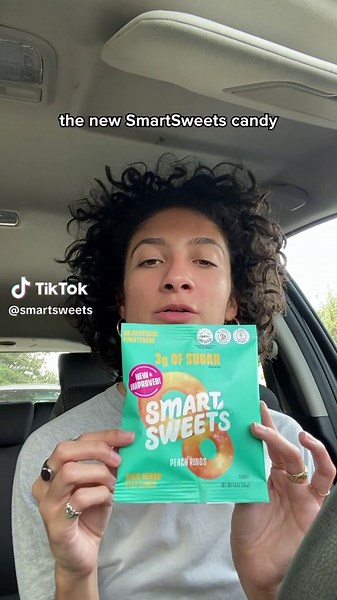 New and Improved Smart Sweets Peach Rings - Juicy and Delicious!