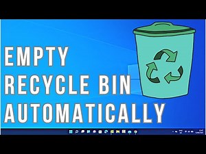 How to Empty Recycle Bin Automatically in Windows 11 | Empty Recycle Bin Automatically