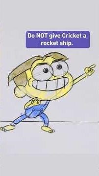 Do NOT give Cricket Green a rocket!!! BigCityGreens HowNotToDraw Shorts