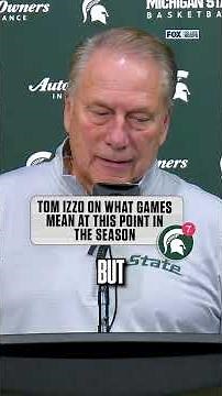 Tom Izzo Kept It Real #basketball #michiganstate #cbb