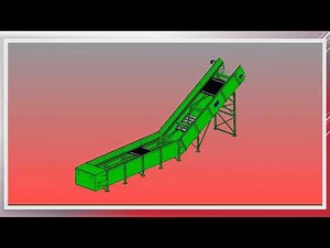 Convoyeur à chaînes pour centre de tri