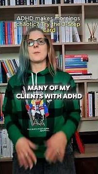 ADHD makes mornings chaotic? Try the 3-step card technique