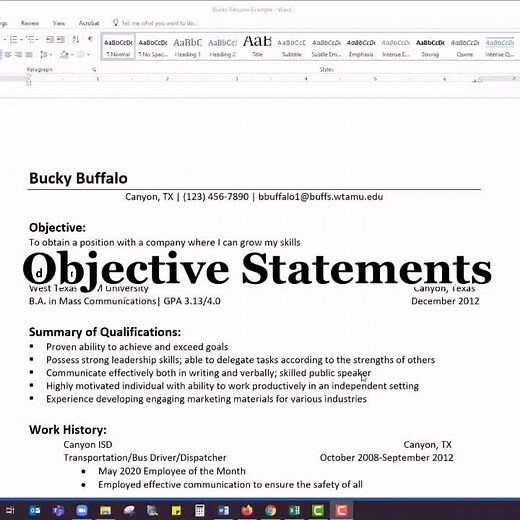 ✨Target your objective statements✨ #fyp #resumetips #careeradvice
