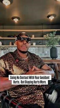 Going no contact with your avoidant hurts. But staying hurts more.