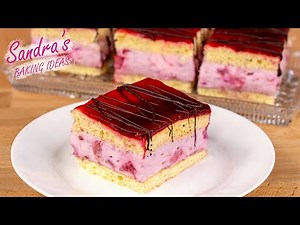 How to Make Raspberry Bars | Raspberry Squares Recipe | Raspberry Ckae
