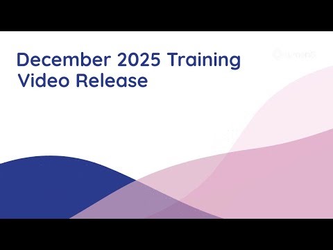 December 2025 Training Video Releases